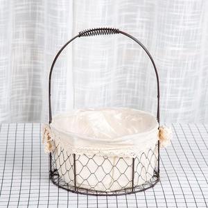 Panier-cadeau en métal luxueux, panier à fruits, combine durabilité, élégance et praticité, cadeaux durables - Product Image 2