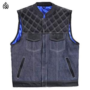 Chaleco vaquero de cuero genuino para hombre de último diseño, chaleco Vintage de cuero Real para hombre, transpirable - Product Image 1