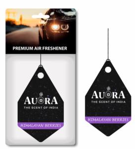 Vente en gros de désodorisant de voiture en papier de qualité supérieure naturel longue durée personnalisé découpé arbre suspendu petites formes 100 + parfums indiens - Product Image 3