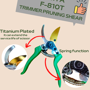 Cisailles à main durables sécateurs de jardin avec poignée ergonomique - Product Image 4