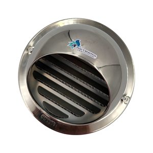 Le capot extérieur en acier (point gris) est un couvercle de protection utilisé sur les cheminées ou les conduits de ventilation pour empêcher les débris de pluie - Product Image 1