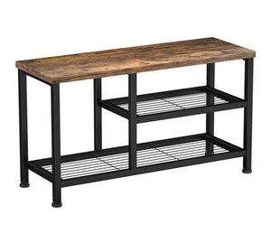 ชั้นวางรองเท้าดีไซเนอร์รูปลักษณ์มีสไตล์สี่ชั้นมาใหม่ชั้นวางรองเท้าด้านข้างประตูสําหรับห้องเลวและห้องนั่งเล่น - Product Image 2