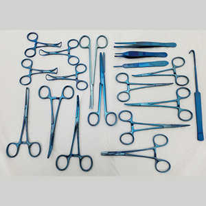 Instrument chirurgical orthopédique vétérinaire enduit de couleur jaune Spay Neuter Pack - Product Image 6