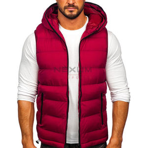 Diseño de moda Nueva llegada Chaleco Puffer Logotipo impreso personalizado Disponible Diferentes tamaños Hombres Chaleco Puffer OEM Personalizado - Product Image 5