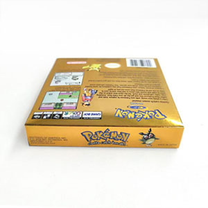 Pokemoned 7 colori oro cristallo classico sette lamina metallizzata finitura rosso giallo blu verde Video scatola cartuccia per GBC - Product Image 4
