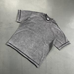 Venta al por mayor de peso pesado logotipo personalizado Impresión digital blanco liso unisex jóvenes en blanco de algodón de gran tamaño camiseta de los hombres - Product Image 6