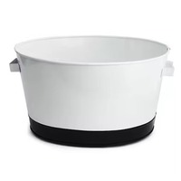 Seau à glace en cuivre doré pour vin et bière Bac à champagne Vente à chaud Seau de bar décoratif pour mariage longue durée