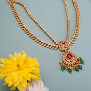 Collier authentique en argent de style temple - Bijoux d'inspiration culturelle - Product Image 2