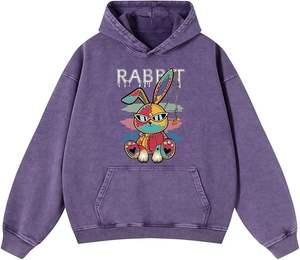 Hot Selling Customized Printing New Fabric Men's Casual Winter Sweatshirt Loose Fit 100% Cotton Eco-Friendly Breathable - Product Image 6