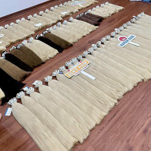 Extensiones de cabello humano vietnamita de lujo a granel, cutícula completa alineada, estilo recto sedoso, cabello a granel para trenzar - Product Image 6