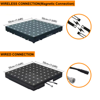 Mega Pro Lites IP55 - Control Remoto DMX Inalámbrico de Píxeles, Imán Digital LED, Vidrio Templado, Pista de Baile con Video