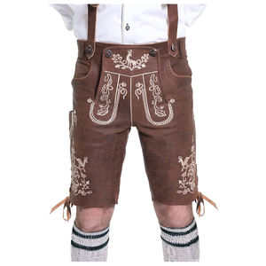 Vêtements bavarois Lederhose Trachten pantalon court décontracté taille haute léger non tissé pour garçons couleur personnalisée élégante pour hommes - Product Image 1