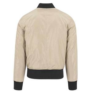 Chaqueta de poliéster con cremallera y bolsillo, diseño de moda, color negro en la parte delantera, color sólido personalizable al por mayor 2026 - Product Image 2