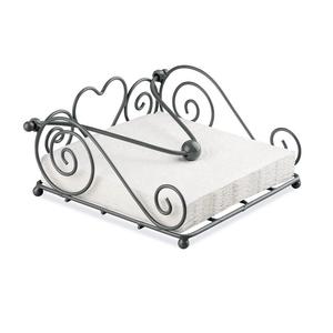 Vente en gros Porte-serviettes personnalisé Dessus de table en fil métallique moderne de luxe avec revêtement argenté fait main de Noël Forme carrée pour les fêtes et les cafés - Product Image 2