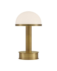 Nouvel arrivage de lampe de table compacte en métal pour table de chevet de chambre à coucher conçue pour un gain de place et un éclairage doux au coucher - Product Image 2