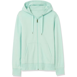 Personalized Logo Popular Design Zipper Hoodie <b>Zip</b> <b>up</b> <b>Jacket</b> Custom Solid Pattern And Color Embroidery Logo Print - Product Image 4