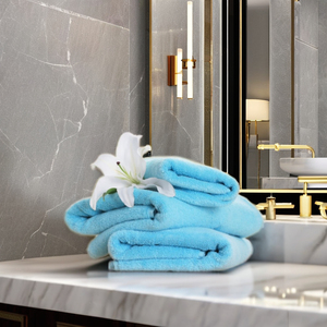 Juego de Toallas de Baño Súper Absorbentes 100% Algodón, Diseño Sólido, Toallas de Golf, Logotipo y Diseño Personalizados al Precio Más Bajo - Product Image 4