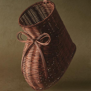 Ornement de chaussette de Noël en rotin d'osier naturel décorations pour la maison confortables pour la fête décorations de Noël en gros du Vietnam - Product Image 4