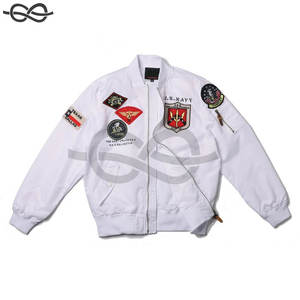 Chaqueta Corta Funcional de Algodón con Cierre y Bolsillos, Estilo Urbano, Corte Holgado, Chaqueta de Piloto para Hombre y Mujer, Ropa Exterior Informal - Product Image 4