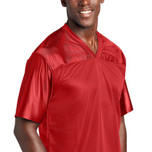 Maillot d'été Boxy Mesh T-shirt Fabricant Impression personnalisée Streetwear uni vierge Soccer Sport Team Training Baseball Retro - Product Image 4