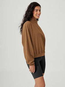 Sudadera de Media Cremallera de Primera Calidad para Mujer, Duradera, Elegante e Ideal para Uso Casual en Todas las Temporadas - Product Image 4