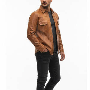 เสื้อเชิ้ตหนังนิ่มพรีเมียมสำหรับผู้ชาย สวมใส่สบาย เนื้อผ้าบางเบา ดีไซน์ทันสมัย เหมาะสำหรับใส่ทำงานประจำวัน - Product Image 4