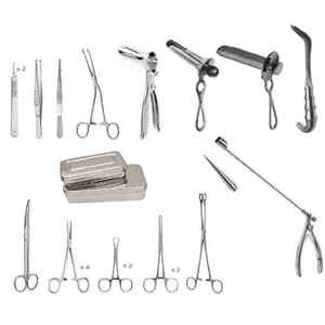 ชุดผ่าตัดตาเหล่แบบ22-Pcs ทำจากสเตนเลสสตีลแบบแมนนวลอุปกรณ์คลาส I เครื่องมือทางตาสำหรับการแก้ไขตาไขว้ - Product Image 4