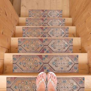 Tapis imprimé à motifs géométriques, tapis moderne antidérapant pour la décoration de la maison, tapis d'entrée - Product Image 3