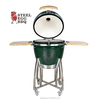 SEB KAMADO 21 Zoll Zypern Spießbräter Holzkohlegrill Kamado Keramik BBQ-Grill Parrilla BBQ-Ofen Einbaugerät