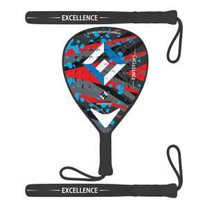 Raqueta de Tenis de Playa de Alta Calidad, Raqueta de Paddleball de Fibra de Carbono con Forma de Diamante, Fabricada en Pakistán - Product Image 6