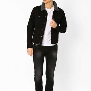 Chaqueta Vaquera de Manga Larga, Diseño Vintage, Personalizable OEM, Nueva, Lavada, de Algodón, Reversible por Delante, para Hombre, Estilo Urbano, Invierno - Product Image 4