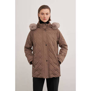 Blouson bomber en cuir matelassé léger et réversible avec capuche - Couleur unie, grande taille pour le printemps, l'automne et l'hiver - Product Image 3