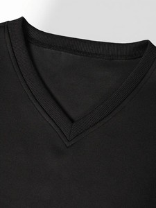 Sudaderas con capucha recortadas para mujer y sudadera para mujer con diseño de cuello en V para sudaderas con capucha cómodas de moda para mujer - Product Image 3