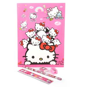 ชุดเครื่องเขียนเฮลโลคิตตี้ 5 ชิ้น - สีชมพู - Product Image 1