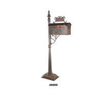 Boîte aux lettres de style américain en métal, grande et sécurisée, autoportante, pour la maison et l'extérieur – Meilleure vente