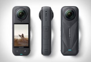ขายกล้องแอคชั่น360 360 _ _ _ ของแท้ _ กล้องวิดีโอขนาด2290mAh 8K ขนาด10ม. กันน้ำแบบพาโนรามากีฬากล้องมุมกว้าง4K - Product Image 4