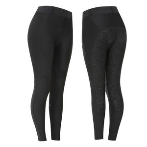 Patrón de silicona personalizado Mujeres Equitación ecuestre Patrón de silicona personalizado Mujeres Pantalones ecuestres Montar a caballo Leggings - Product Image 1