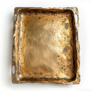 Plateau en aluminium CelestialEdge avec accents sculptés de forme circulaire Dull Shine et base de qualité supérieure pour une présentation de luxe - Product Image 5