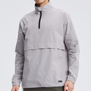 Chaqueta Cortavientos al por Mayor para Hombre y Mujer, Deportes al Aire Libre, Correr, Ciclismo, Impermeable, Transpirable, con Capucha, Ligera, Logotipo Personalizado OEM - Product Image 1