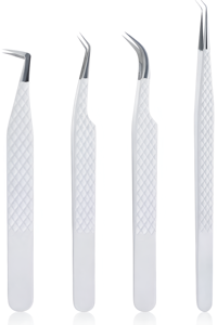 Pinzas con Recubrimiento de Plasma Duraderas para Extensiones de Pestañas y Reparación Electrónica, Anticorrosión, Antiestáticas, Herramientas de Belleza Multiusos - Product Image 6