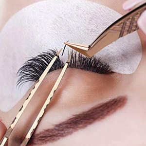 Ensemble de pinces à cils professionnelles très vendues, en acier inoxydable, pointes en fibre antistatiques, emballage personnalisable avec logo, cils et sourcils - Product Image 5