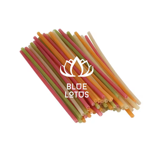 Pajitas biodegradables de arroz superventas 100% pajitas biodegradables no plásticas respetuosas con el medio ambiente Sra. Cherish - Product Image 1