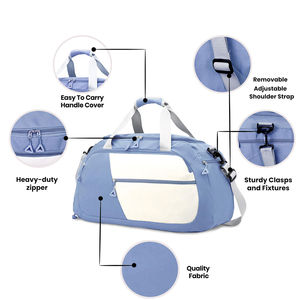 Bolsas de lona para hombres y mujeres, para uso diario, para el gimnasio, para el entrenamiento y para el transporte diario, para almacenamiento de viaje - Product Image 4