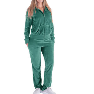 Chándal con cremallera y Sudadera con capucha pantalón de alta calidad mejor precio barato proveedores personalizados y joggers conjuntos mujeres Jogging - Product Image 1