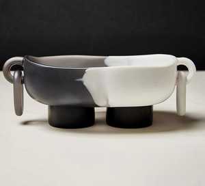 Juego de vajilla de arte epoxi de resina hecha a mano de lujo, cuencos de diseñador ecológicos y para cenar, regalos de boda y decoración Eid Ramadan - Product Image 3