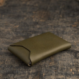 Portefeuille fin minimaliste en cuir pleine fleur personnalisé fait main Al-Amir, blocage RFID, gravure personnalisée, porte-cartes de poche avant - Product Image 4