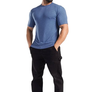 100% Cotton <b>Custom</b> Logo Eco-Friendly Breathable Gym Workout T-<b>Shirt</b> for Men with <b>Compressed</b> <b>Design</b> - Product Image 3