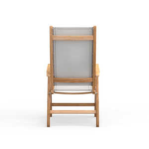 Silla de Comedor de Madera de Teca para Exteriores con Asiento Acolchado, Muebles de Patio, Fabricante Personalizado OEM ODM Directo de Fábrica - Product Image 4