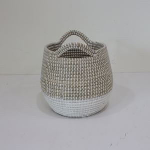 ตะกร้าเก็บของทรงกลมจากหญ้าทะเล - ดีไซน์หรูหราทันสมัยเป็นมิตรกับสิ่งแวดล้อม ผลิตในฮานอย - Product Image 3
