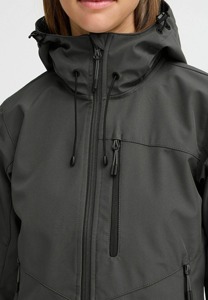 Chaqueta Softshell con revestimiento impermeable para mujer adulta de diseño único, precio de fábrica, chaquetas de manga larga y a prueba de viento para correr al aire libre - Product Image 4